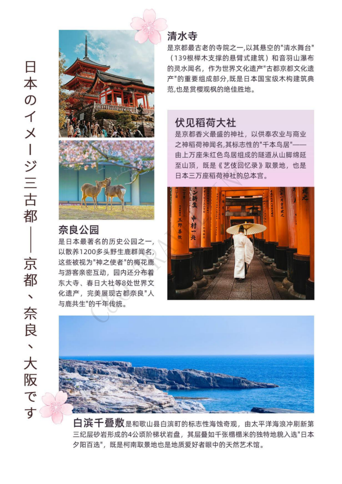 （3月樱花季）日本印象三古都10天8晚之旅私享团（B团）5